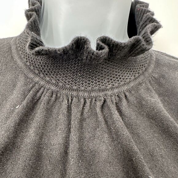 SIANI  MILANO" Mock Neck Sweater,Quiet Luxury, Old Money, Work Wear, L NWOT - Picture 9 of 13